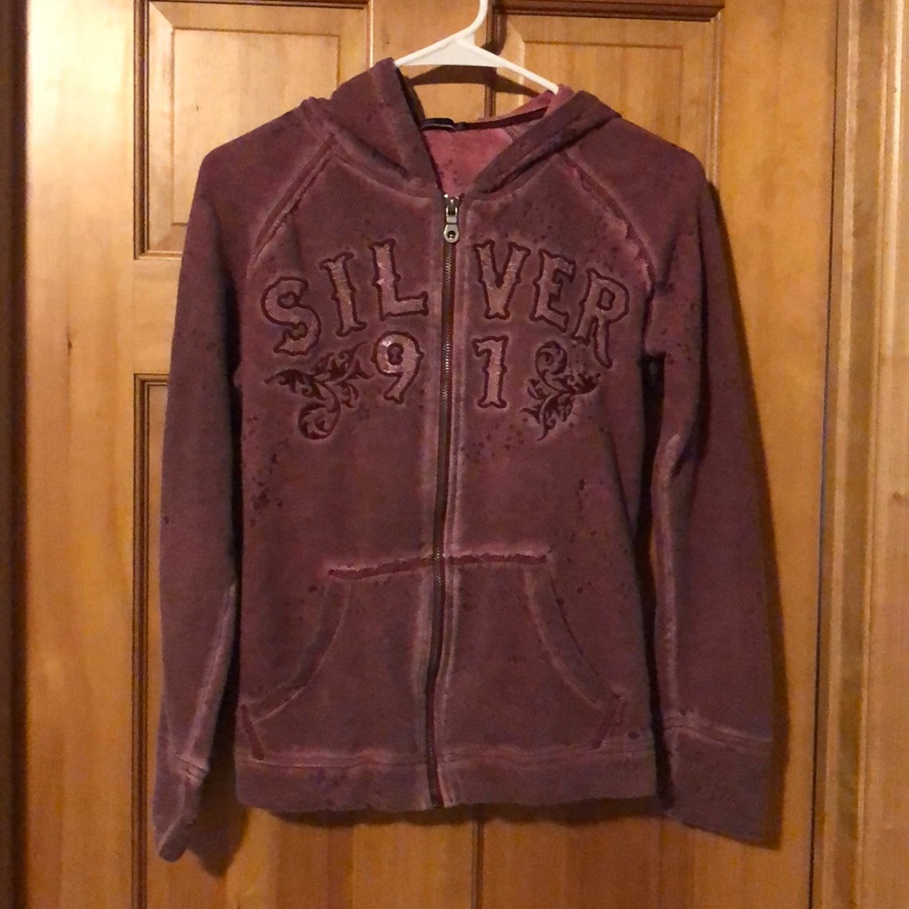 Silver jeans sweatshirt